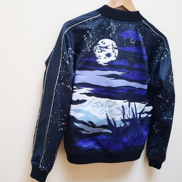 Opening Ceremony Reversible Silk Zodiac Bomber Jacket - Picture 7 of 16